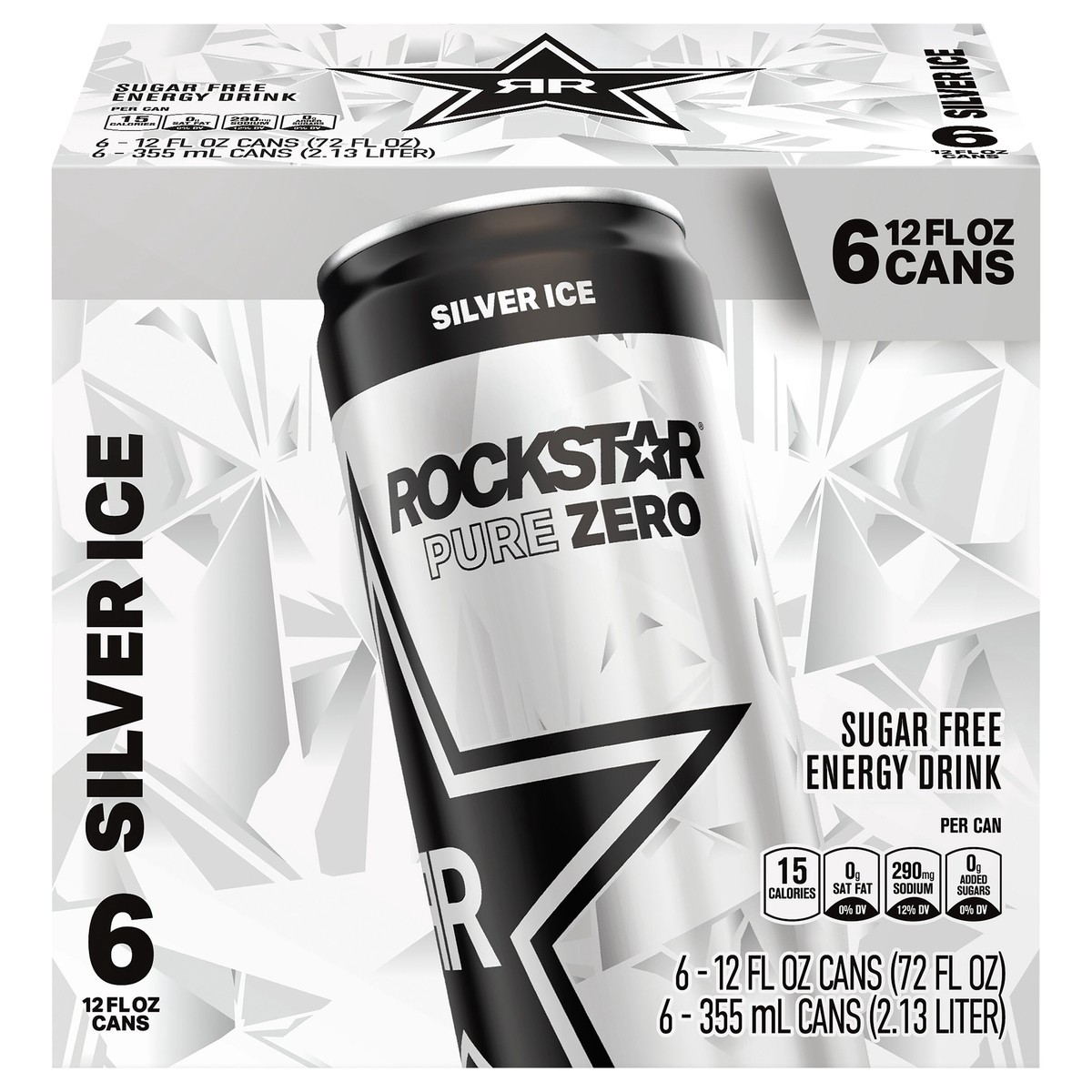 slide 2 of 9, Rockstar Energy Drink, 12 ct