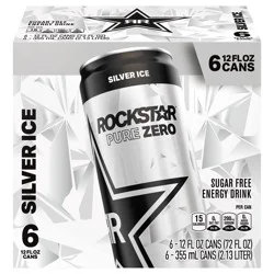 Rockstar Energy Drink, Silver Ice, Sugar Free