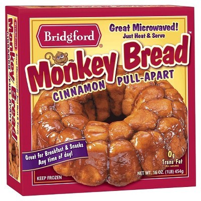 slide 1 of 4, Bridgford Cinnamon Pull-Apart Monkey Bread 16 oz, 16 oz