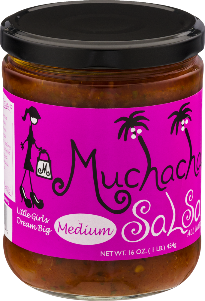 slide 2 of 6, Muchacha Salsa Medium, 16 oz