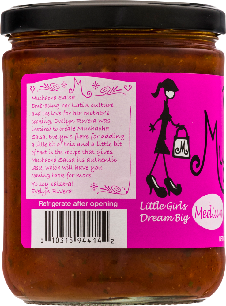 slide 4 of 6, Muchacha Salsa Medium, 16 oz