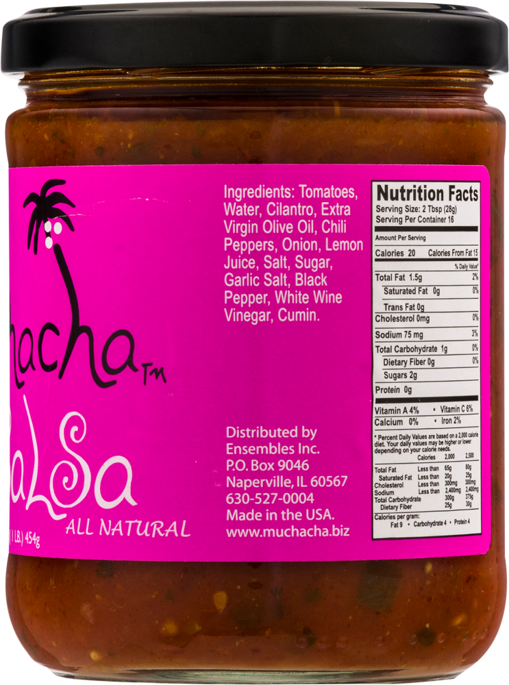 slide 5 of 6, Muchacha Salsa Medium, 16 oz