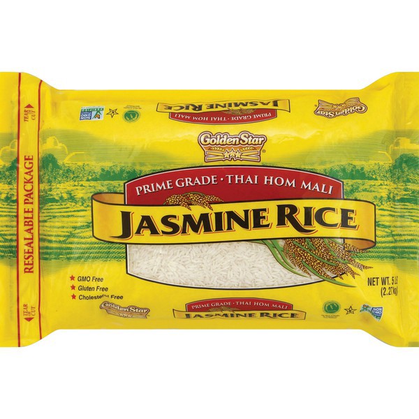slide 1 of 1, Golden Star Rice Rice Golden Star Jasmine, 5 lb