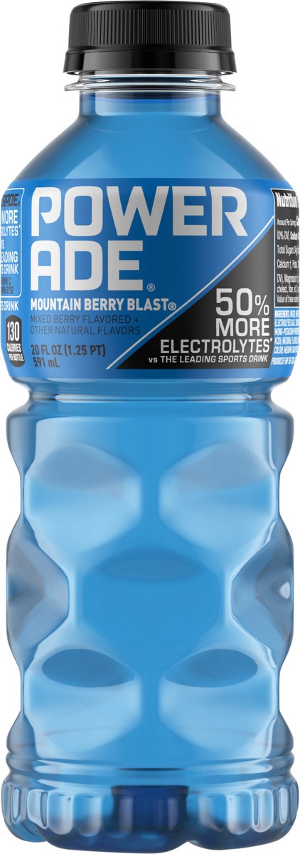 slide 6 of 7, POWERADE Mountain Berry Blast Bottle, 20 fl oz, 20 fl oz