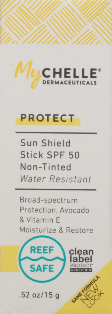 slide 8 of 13, MyChelle SPF 50 Protect Non-Tinted Sun Shield Stick 0.52 oz, 0.52 oz