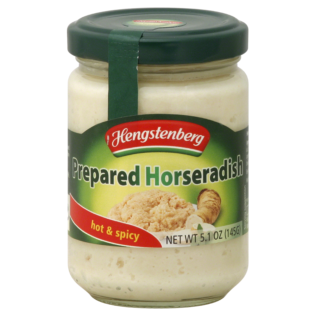 slide 1 of 1, Hengstenberg Prepared Hot and Spicy Horseradish, 5.1 oz