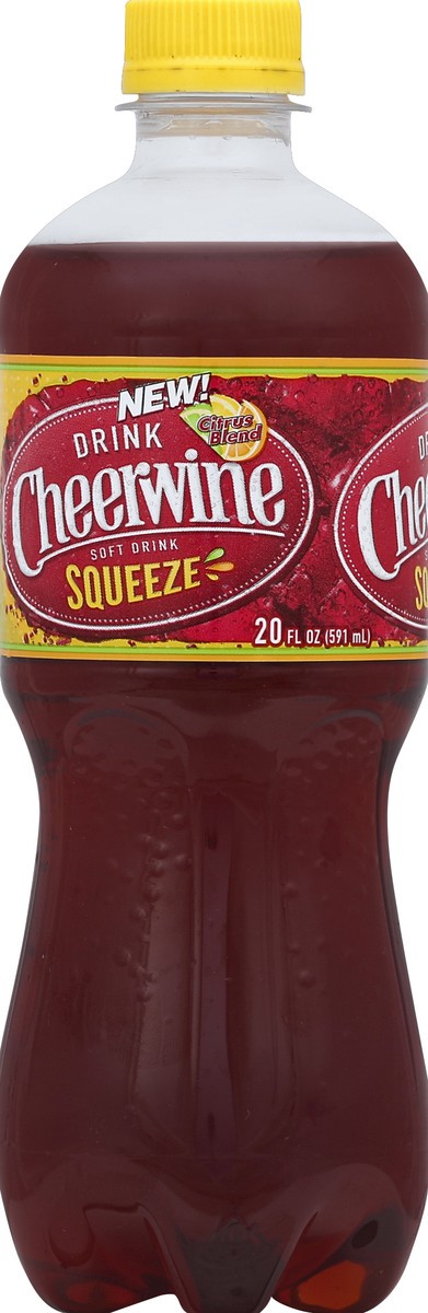 slide 3 of 5, Cheerwine Soft Drink - 20 oz, 20 oz