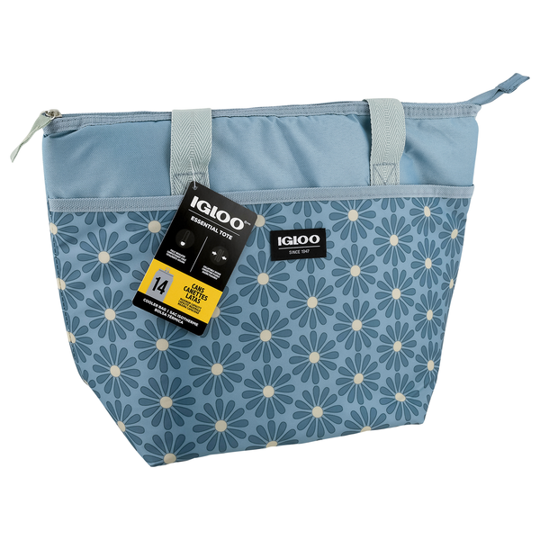 slide 1 of 1, Igloo Retro Floral Essential Tote Cooler Bag 1 ea, 1 ct