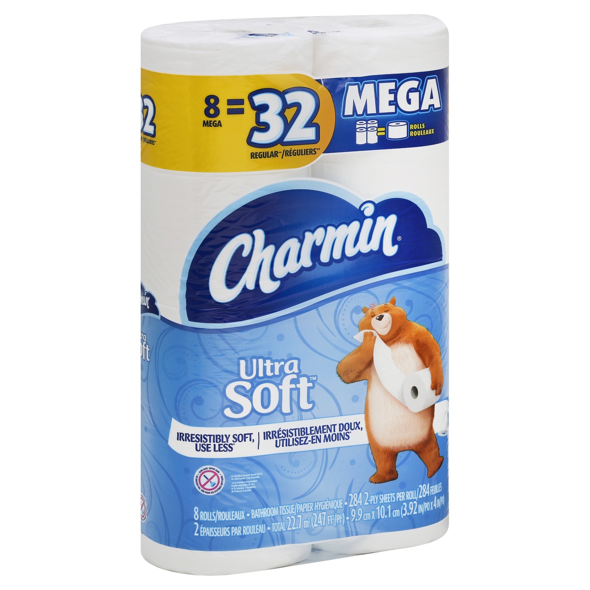 slide 1 of 1, Charmin Bathroom Tissue 8 ea, 8 ct