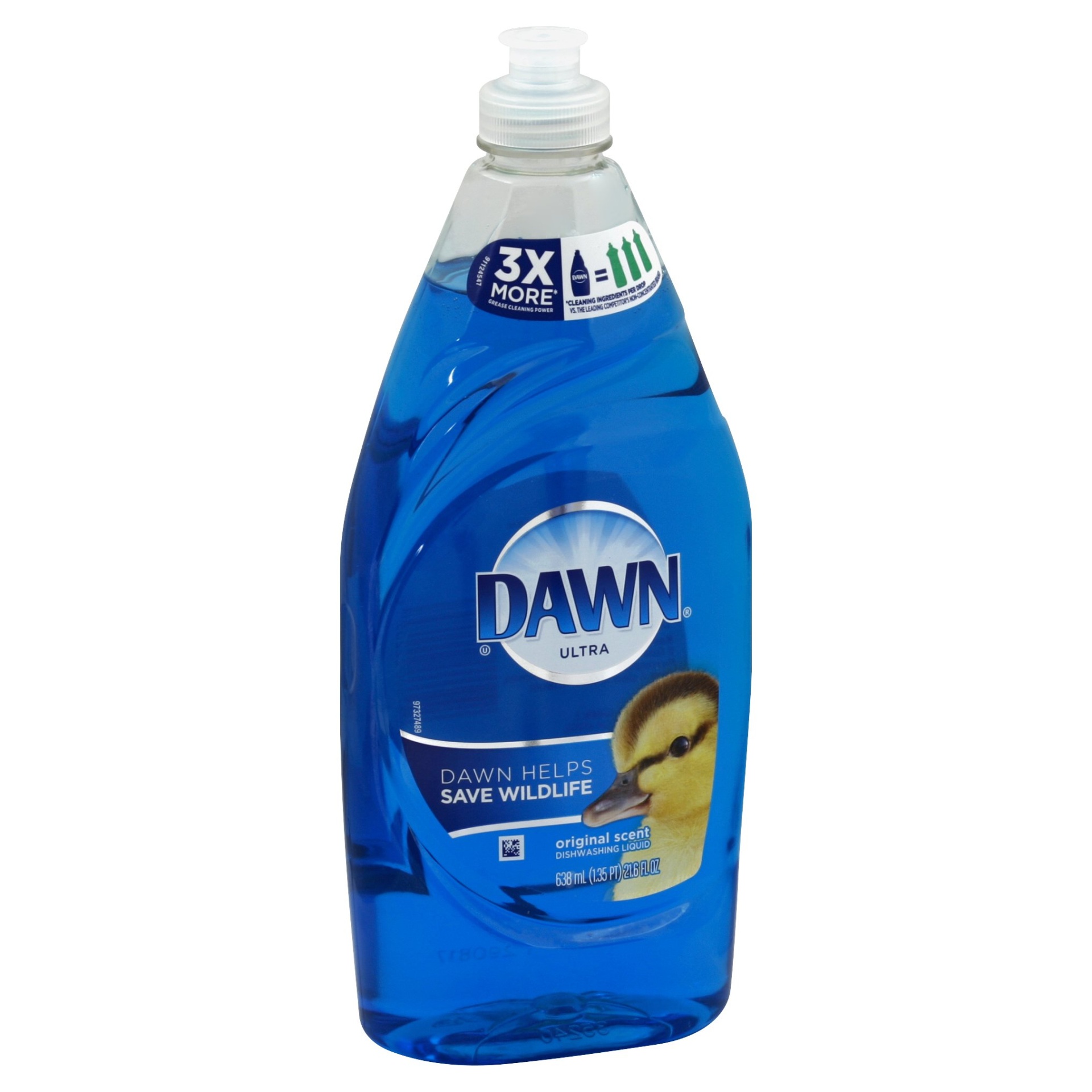 slide 1 of 1, Dawn Ultra Original Scent Dishwashing Liquid, 21.6 fl oz