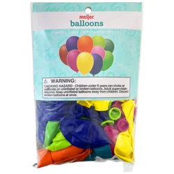 Meijer Helium Balloons Assorted Colors