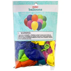 Meijer Helium Balloons Assorted Colors