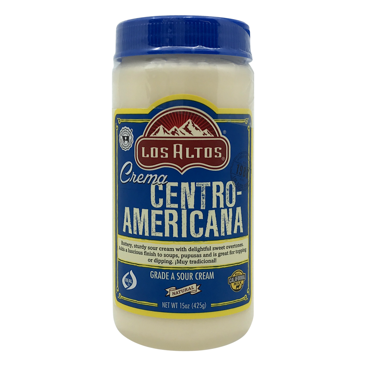 slide 1 of 1, Los Altos Crema Centro Americana, 15 oz