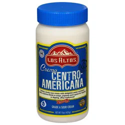 Los Altos Crema Centro-Americana Sour Cream 15 oz
