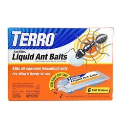 TERRO 6pk Ant Killer Indoor Liquid Ant Baits