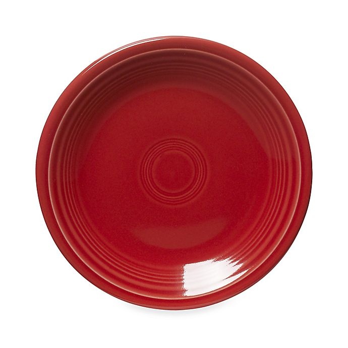 slide 1 of 3, Fiesta Salad Plate - Scarlet, 1 ct