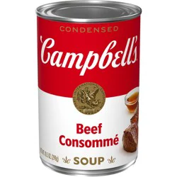 Campbell's Condensed Beef Consomme Soup, 10.5 oz Can