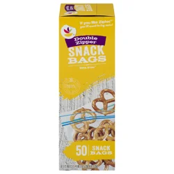 Giant Double Zipper Snack Bags