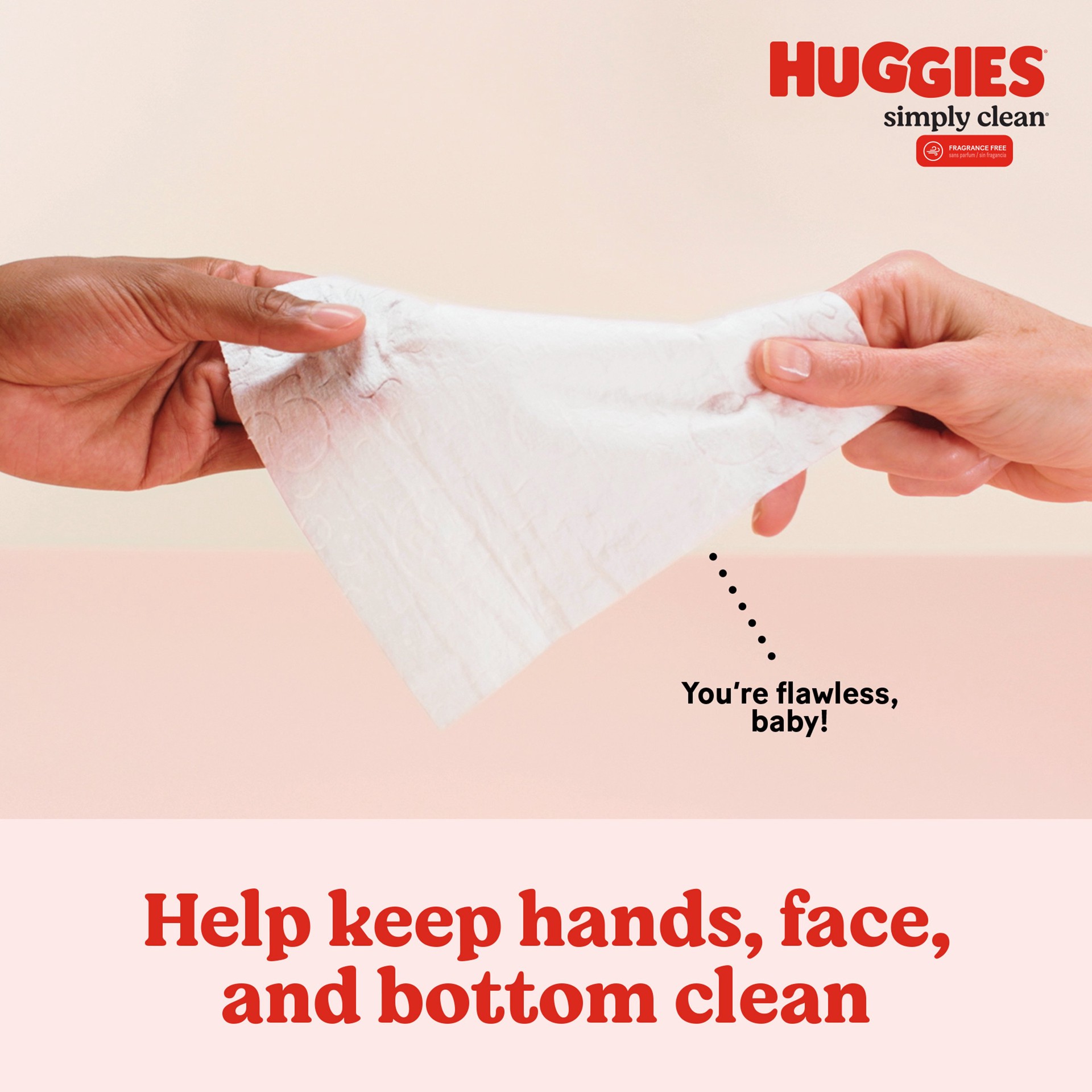 slide 3 of 5, Huggies Simply Clean Unscented Baby Wipes, 11 Flip-Top Packs (704 Wipes Total), 11 ct