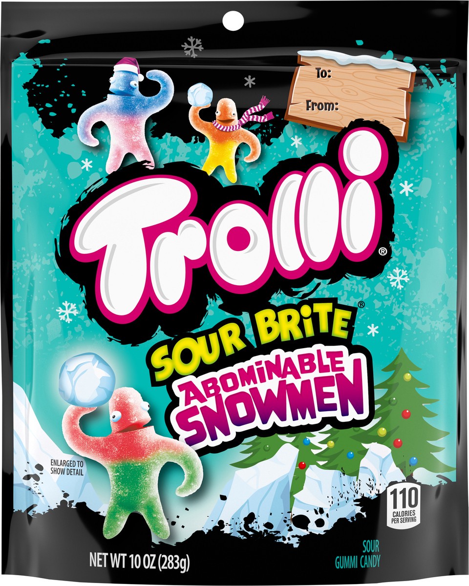 slide 2 of 13, Trolli Sour Brite Abominable Snowmen Gummi Candy 10 oz, 10 oz
