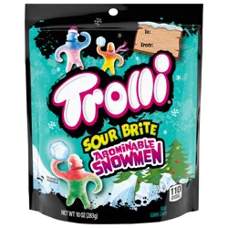 Trolli Holiday Abominable Snowmen 10 Ounce Stand Up Bag