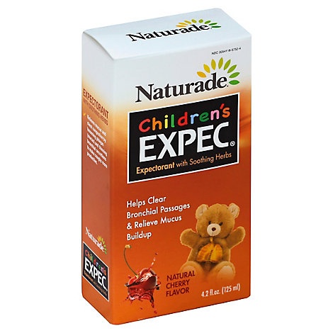 slide 1 of 1, Naturade Herbal Expectorant Childrens Expec Cherry Flavor, 4.2 oz