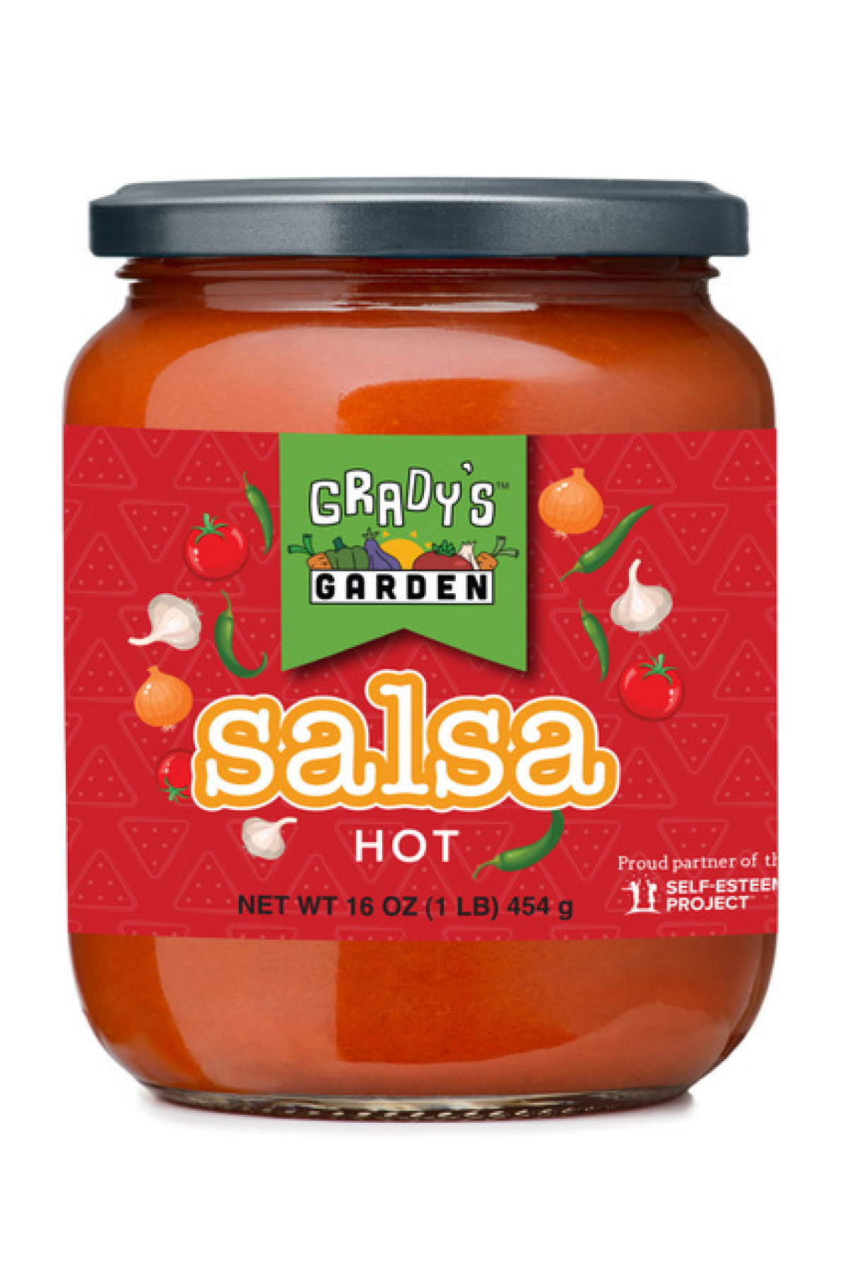 slide 1 of 1, Grady'S Garden Salsa Hot - 16 oz, 16 oz