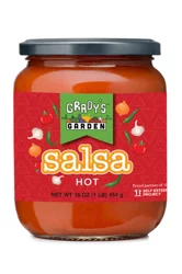 Grady'S Garden Salsa Hot - 16 oz