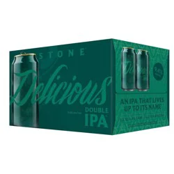 Stone Brewing Double Delicious IPA - 6 Pack 12 fl oz Cans