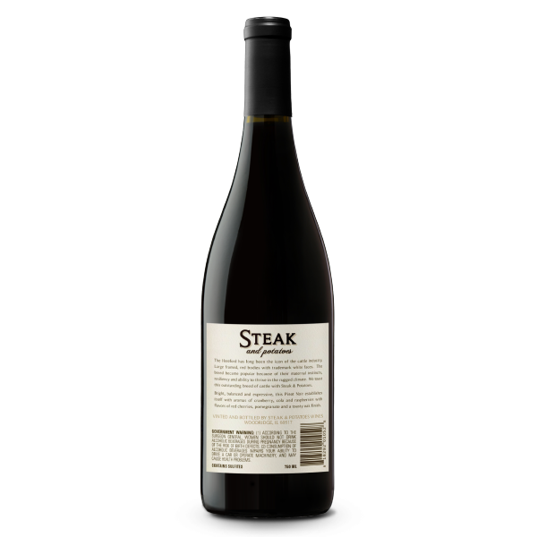 slide 3 of 5, Steak & Potatoes Pinot Noir, 750 Ml, 750 ml