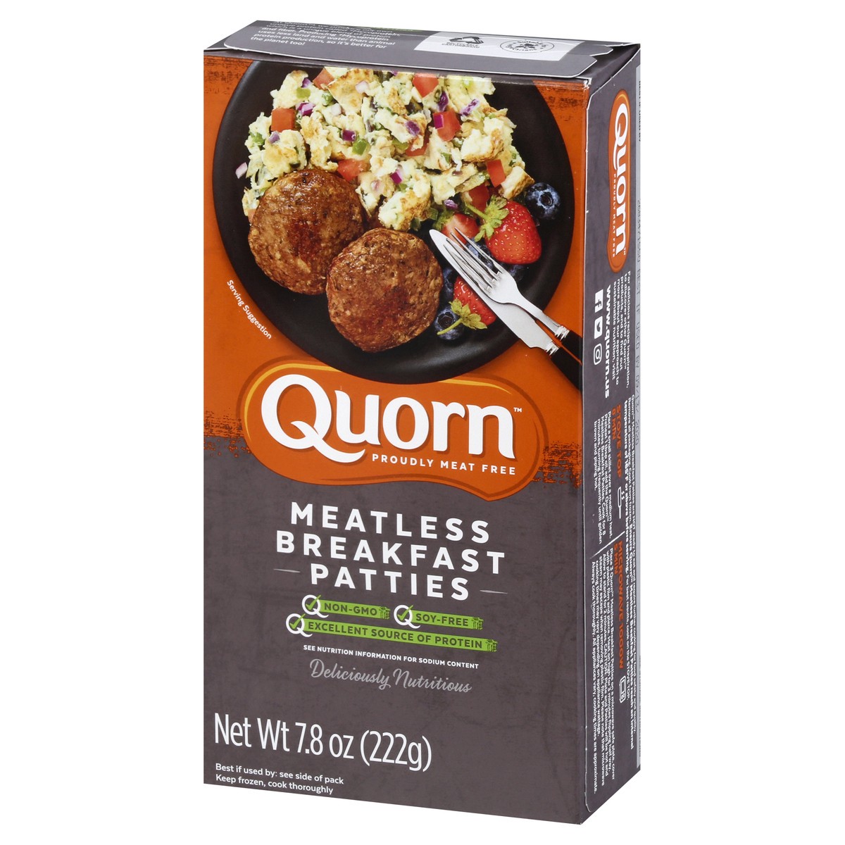 slide 4 of 10, Quorn Meatless And Soy Free Sausage Patties, 7.8 oz