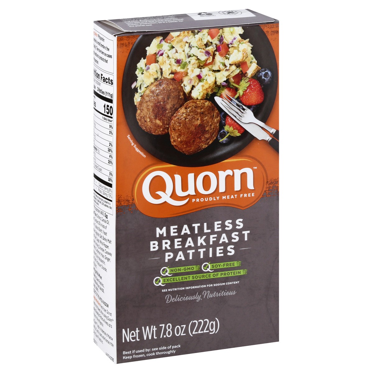 slide 2 of 10, Quorn Meatless And Soy Free Sausage Patties, 7.8 oz