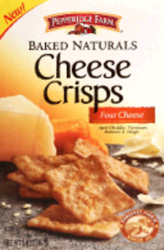 slide 1 of 1, Pepperidge Farm Baked Naturals Four Cheese Crisps, 5.9 oz