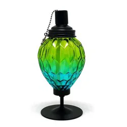 Hd Designs Outdoors Oil Torch - Yellow / Teal