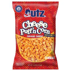 Utz 7.5 oz Utz Cheddar Cheese Puff'n Corn