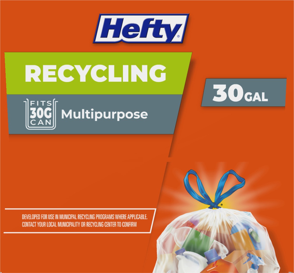 slide 4 of 9, Hefty Multipurpose Clear 30 Gallon Drawstring Bags Large 36 ea, 36 ct