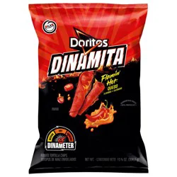 Doritos 'Doritos Dinamita Rolled Tortilla Chips Flamin' Hot Queso Flavored 10 3/4 Oz