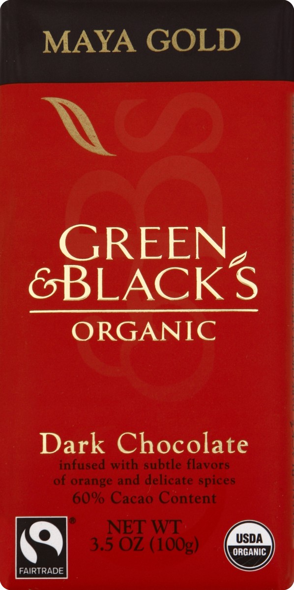 slide 5 of 6, Green & Black's Dark Chocolate 3.5 oz, 3.5 oz