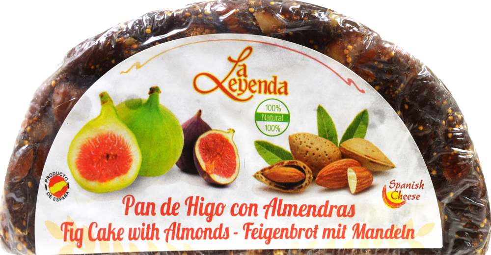 slide 1 of 1, La Leyenda Fig Cake With Almonds, 7 oz