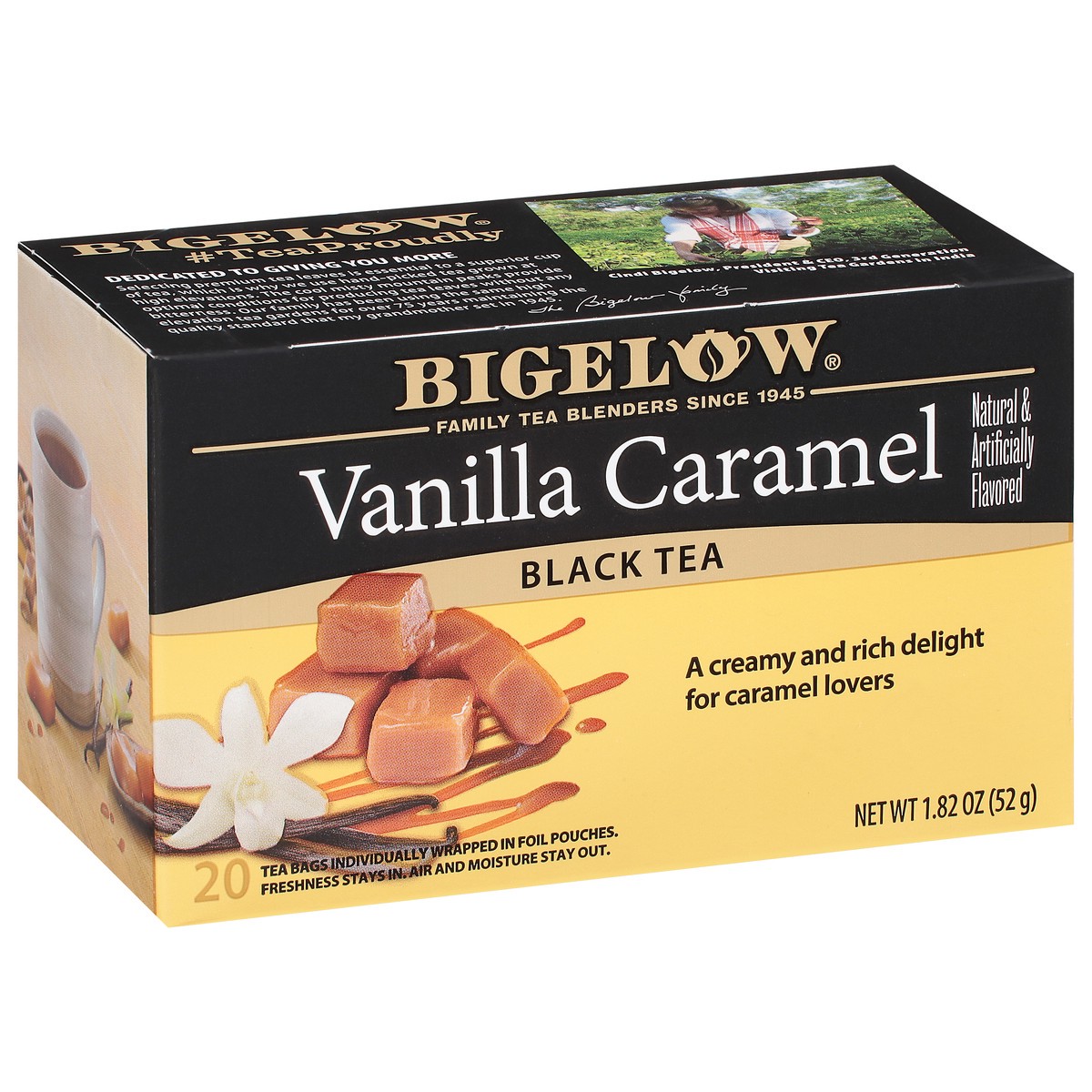 slide 2 of 11, Bigelow Black Tea Vanilla Caramel - 1.82 oz, 1.82 oz