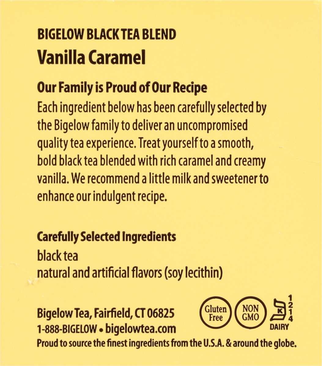 slide 9 of 11, Bigelow Black Tea Vanilla Caramel - 1.82 oz, 1.82 oz