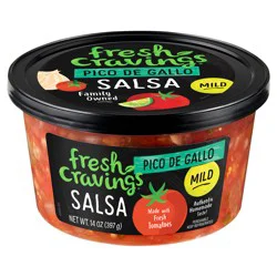 Fresh Cravings Mild Pico De Gallo Salsa 14 oz