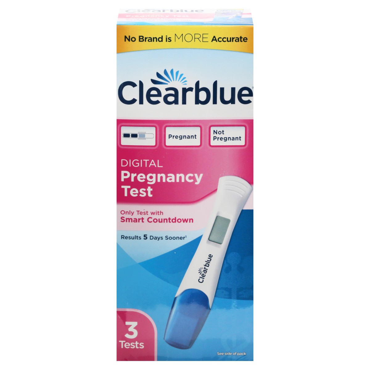 slide 1 of 1, Clearblue Clear Blue Easy Digital Pregnancy Test, 3 ct