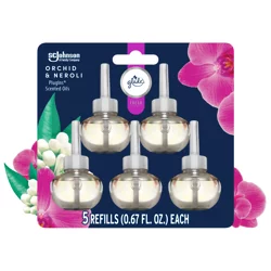 Glade Fresh PlugIns Orchid & Neroli Scented Oil Refills 5 - 0.67 fl oz Each