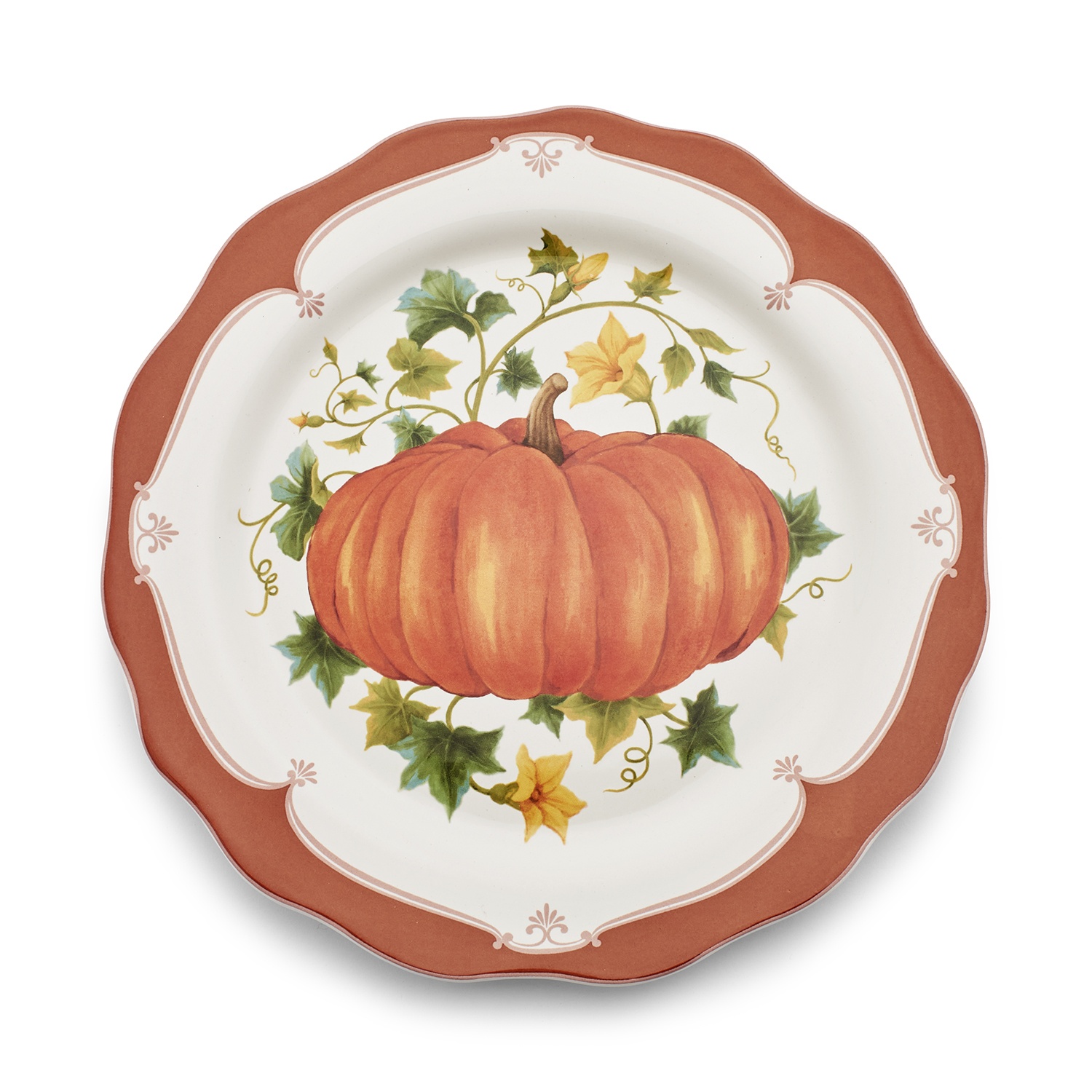 slide 1 of 1, Sur La Table Pumpkin Dinner Plate, 1 ct