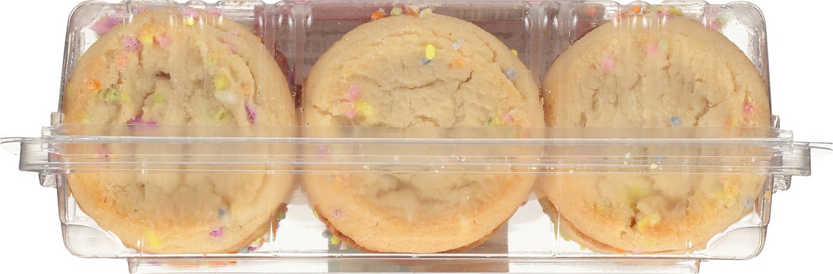 slide 4 of 9, Our Specialty Treat Shop™ 6 Count Sprinkle Sugar Sandwich Cookies, 0.21 kg