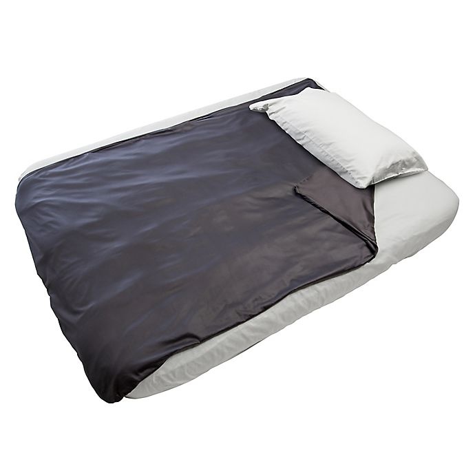 slide 2 of 5, As Seen on TV Sharper Image Calming Comfort Weighted Blanket Cover - Grey, 10 lb