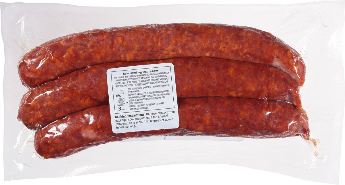 slide 8 of 9, Cajun Premium Smoked Hot Sausage with Pork & Beef 16 oz, 16 oz