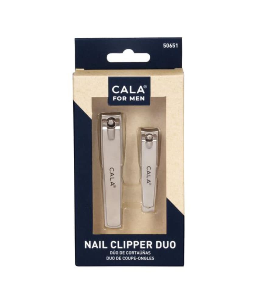 slide 1 of 1, Cala For Men Nail Clipper Duo Set, 2 ct