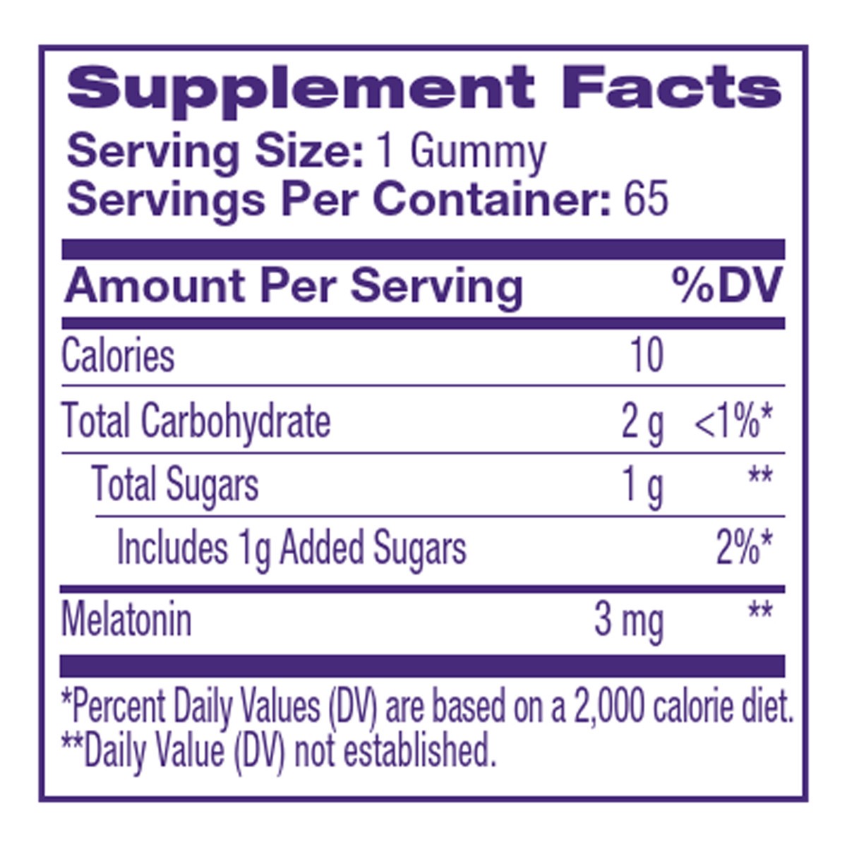 slide 3 of 8, Natrol Time Release Melatonin Gummies, Sleep Support for Adults, 3 mg Melatonin Supplements for Sleep Support, 65 Strawberry-Flavored Gummies, Up to a 65 Day Supply, 65 ct